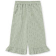 Fliink Aqua Gray Harper Ruffle Bukser