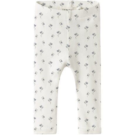 Lil'Atelier Coconut Milk Bell Flower Nbfgayo Sag Slim Leggings Lil