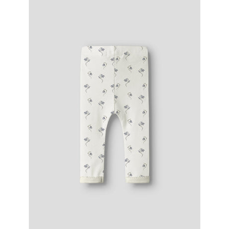 Lil'Atelier Coconut Milk Bell Flower Nbfgayo Sag Slim Leggings Lil