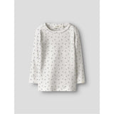 Lil'Atelier Coconut Milk Bell Flower Nmfgayo Sag Ls Slim Top Lil