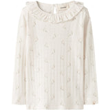 Lil'Atelier Coconut Milk Flower Nmfrachello Ria Ls Slim Top Lil