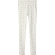 Lil'Atelier Coconut Milk Bell Flower Nmfgayo Sag Slim Leggings Lil