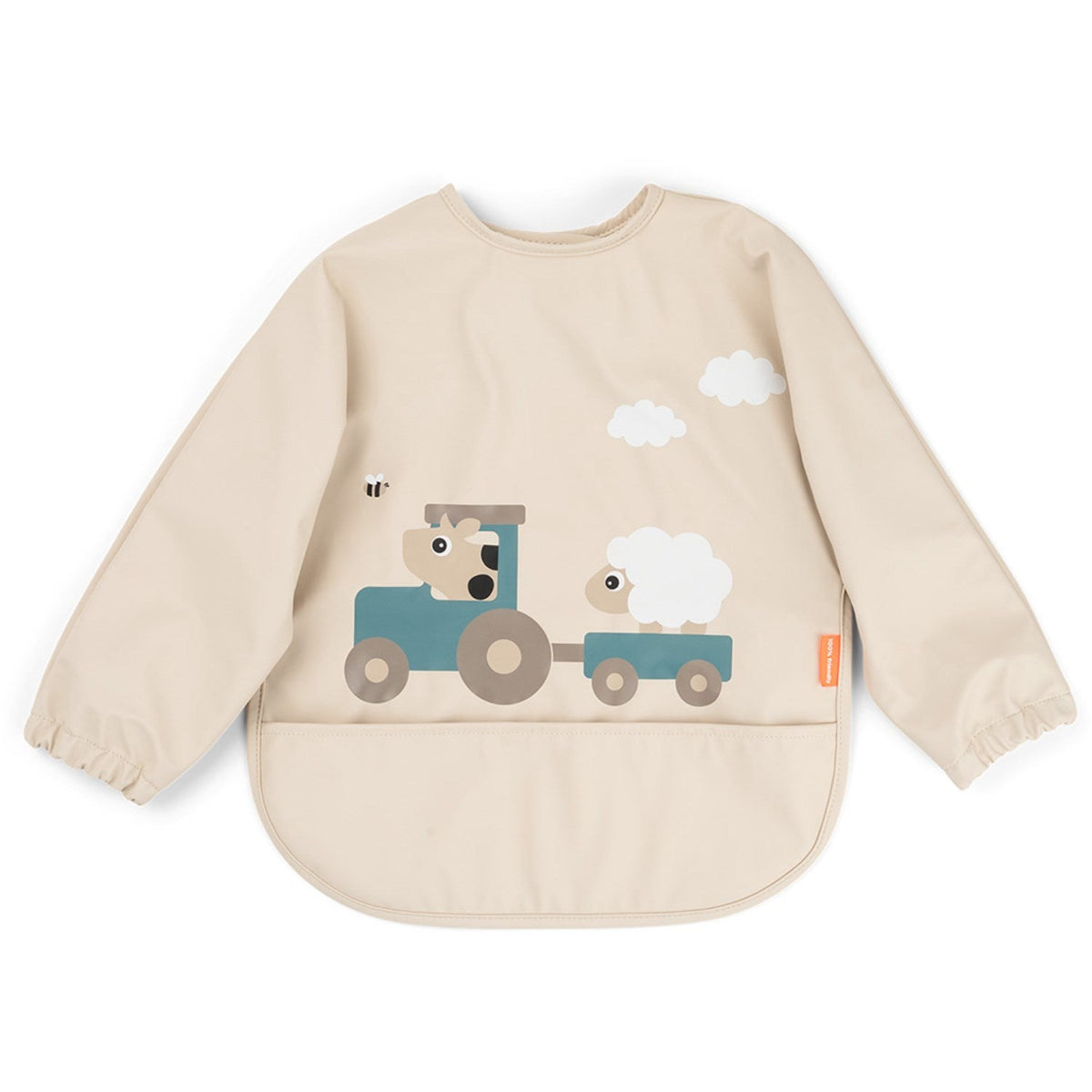 DonebyDeer Tiny Farm Sand Hagesmæk Med Ærmer Og Lomme