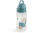 DonebyDeer Tiny Farm Blue Drikkedunk Med Sugerør 350 Ml
