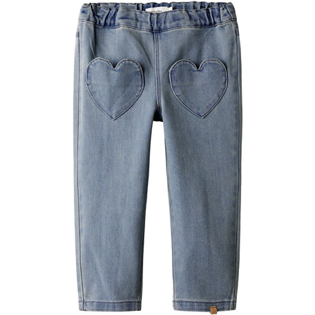 Lil'Atelier Medium Blue Denim Nmflulia Loose Dnm Jeans 4017-Cj S Lil