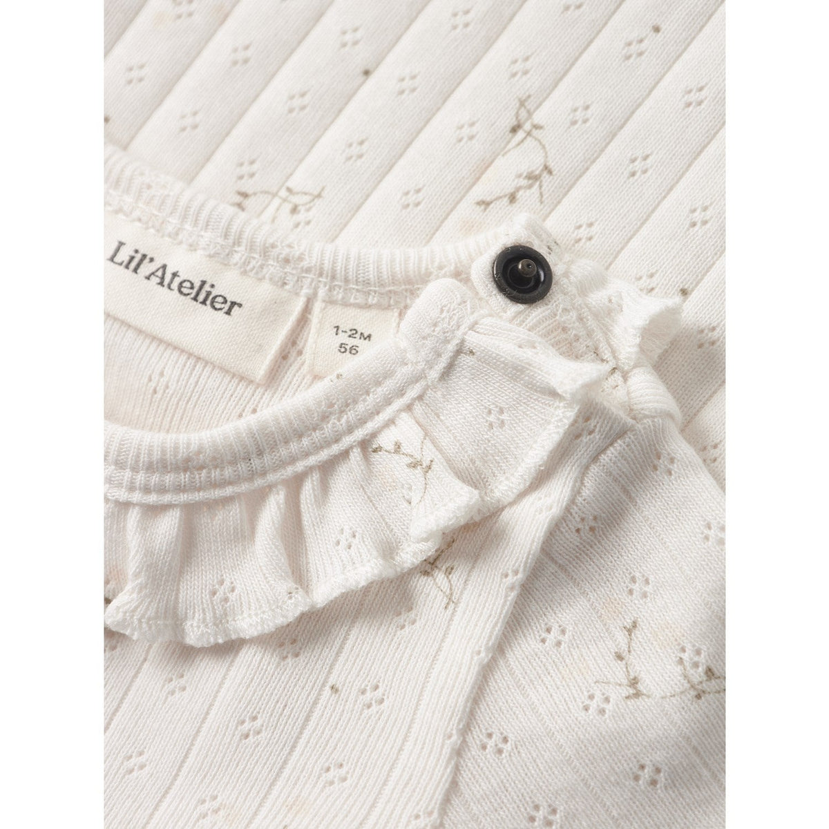 Lil'Atelier Coconut Milk Flower Nbfrachello Ria Ls Slim Body Lil