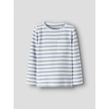 Name It Blue Fog Cloud Dancer Nmmdekab Slim Ls Top