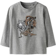 Name It Grey Melange Nmmthornton Ls Nreg Top Box