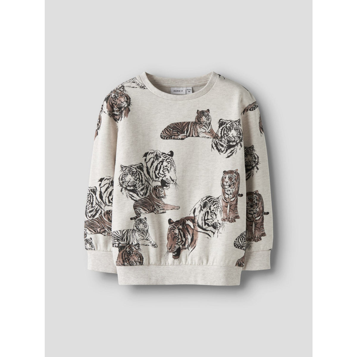 Name It Peyote Melange Nmmthorne Ls Nreg Sweat Bru Box