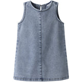 Name It Medium Blue Denim Nmfamelia Sl Dnm Kjole 2188-Gy T