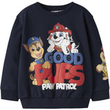Name It Navy Blazer Nmmjeep Paw Nreg Sweat Bru Noos Cplg