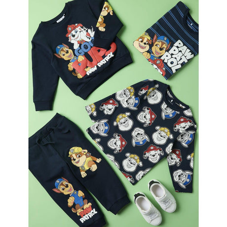Name It Navy Blazer Nmmjeep Paw Nreg Sweat Bru Noos Cplg