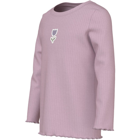 Name It Dawn Pink Tulip Nmfvemma Ls Slim Top