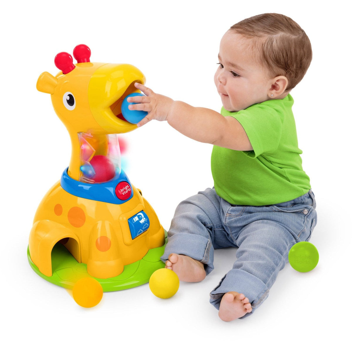 Bright Starts Spinnin’ Spots Giraffe™ Bold Play Legetøj
