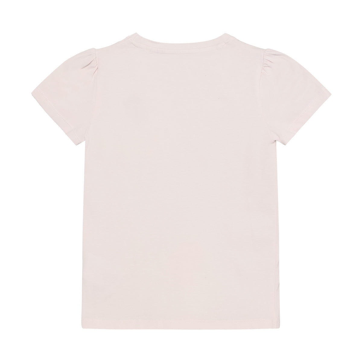 Minymo T-shirt m broderede blomster på lomme 124237