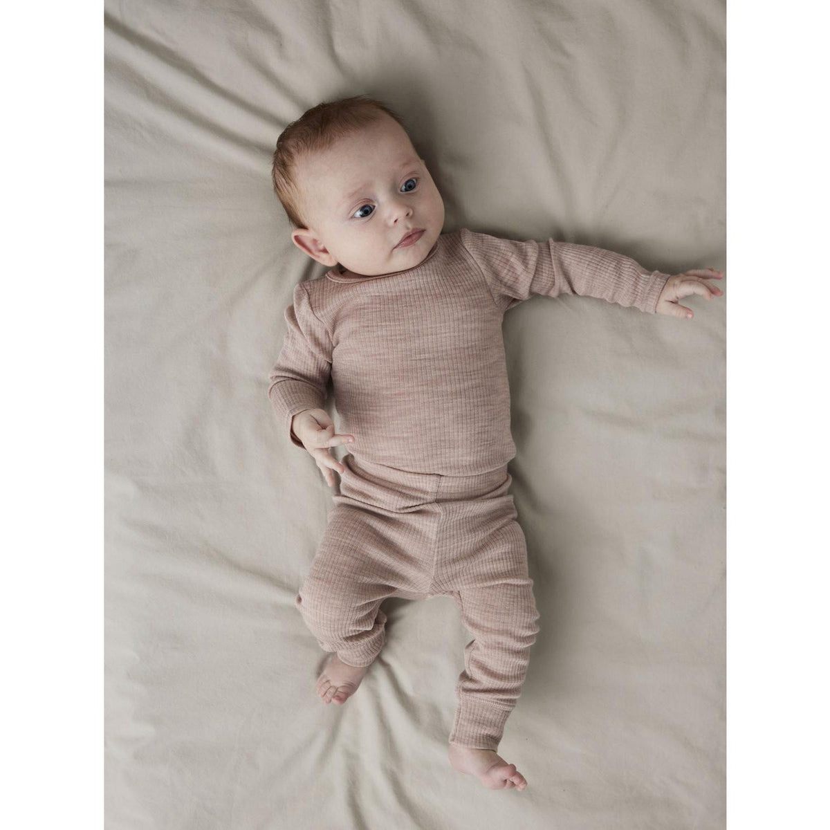 Name It Shadow Gray Nbnwax Uld Rib Leggings Noos