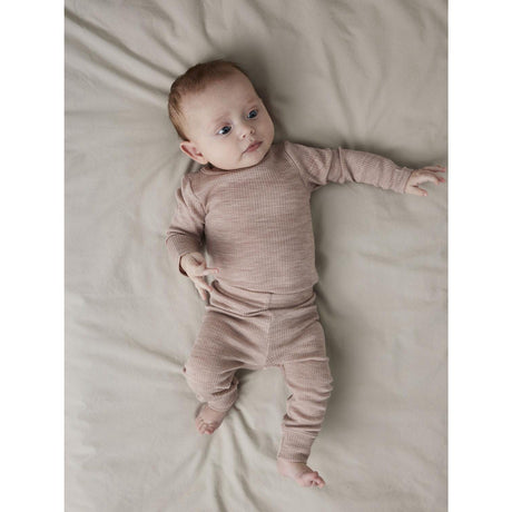 Name It Shadow Gray Nbnwax Uld Rib Leggings Noos