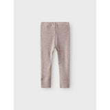 Name It Shadow Gray Nbnwax Uld Rib Leggings Noos