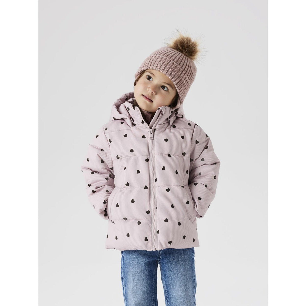 Name It Violet Ice Nmfmonday Puffer Jakke