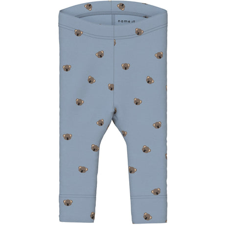 Name It Dusty Blue Nbmlialo Slim Leggings