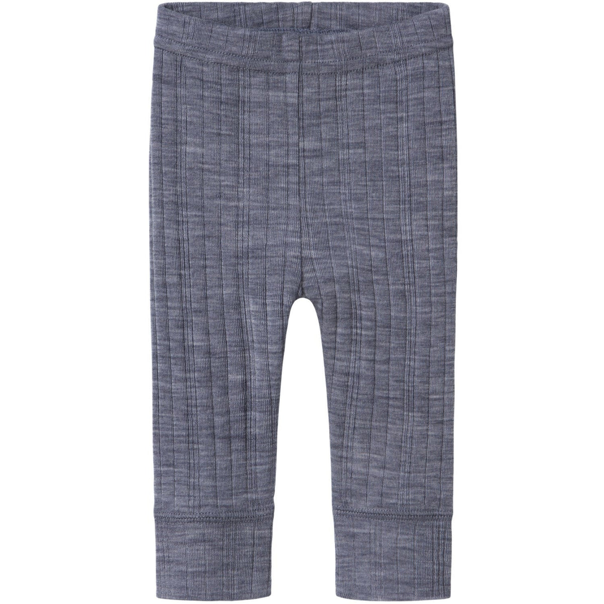 Name It Folkstone Gray Nbmwang Uld Needle Long Johns Solid Noos
