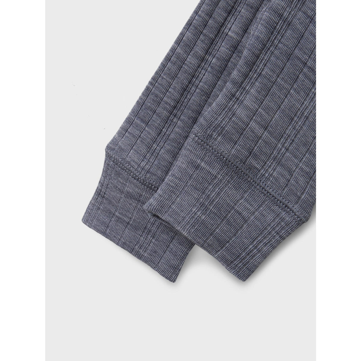 Name It Folkstone Gray Nbmwang Uld Needle Long Johns Solid Noos