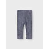 Name It Folkstone Gray Nbmwang Uld Needle Long Johns Solid Noos