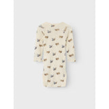 Lil'Atelier Turtledove Melange Nbmnalu Wo/Mo Ls Slim Body Lil Noos