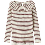 Lil'Atelier Hot Chocolate Nmfosophia Ls Slim Top Lil