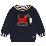 Hust & Claire More Navy Pilou Strik Backhoe