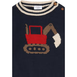 Hust & Claire More Navy Pilou Strik Backhoe