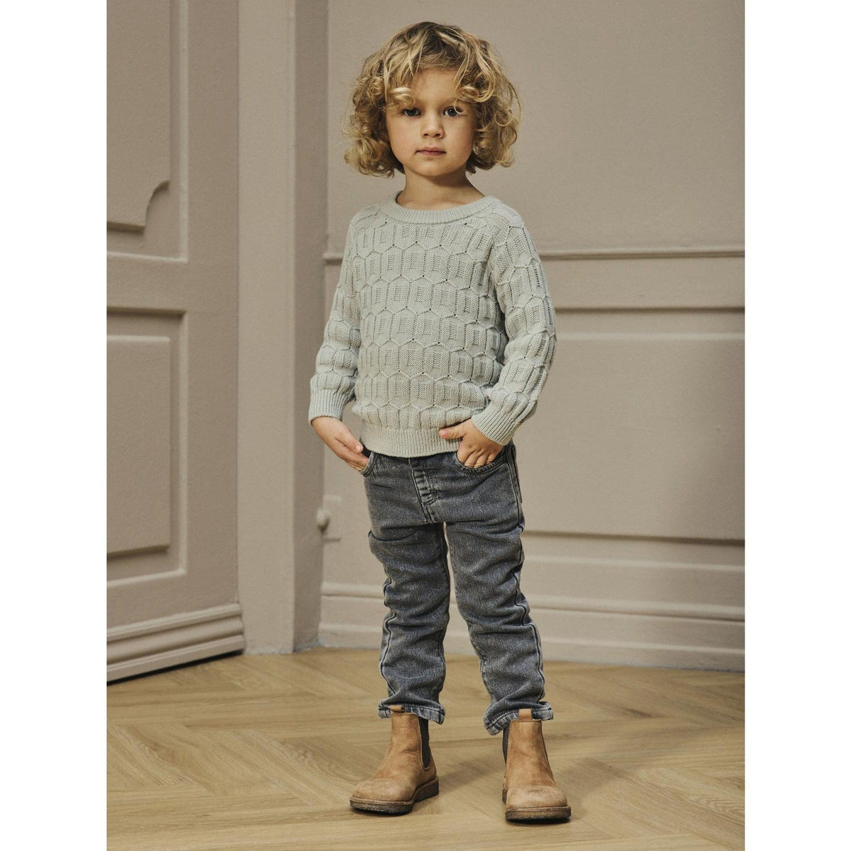 Lil'Atelier Pigeon Nmmollie Ls Strik Lil