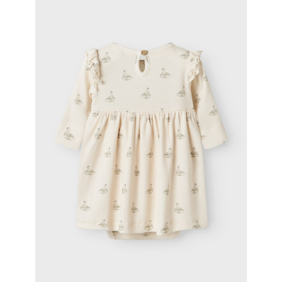 Lil'Atelier Pastel Parchment Swan Nbfgavo Ege Ls Body Kjole Lil