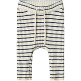 Name It Insignia Blue Cloud Dancer Nbmostripe Strik Bukser