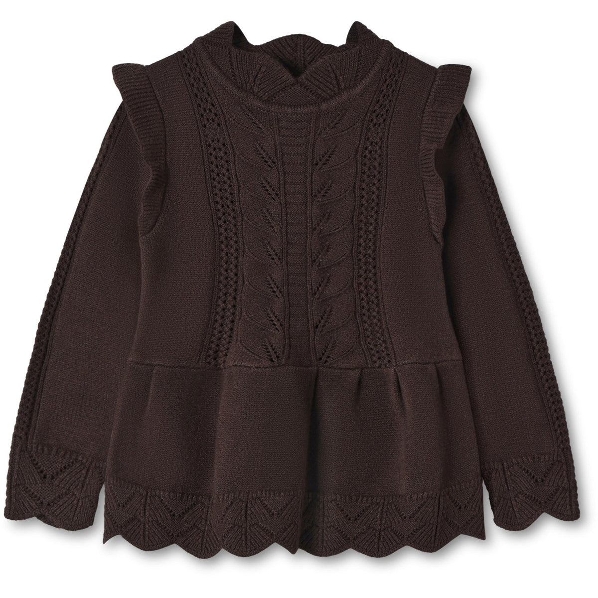 Fliink Coffee Bean Alilly Peplum Pullover