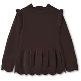Fliink Coffee Bean Alilly Peplum Pullover