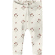 Lil'Atelier Coconut Milk Flower Pink Nbflayo Sin Slim Leggings Lil