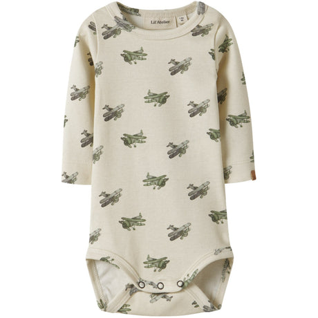 Lil'Atelier Coconut Milk Airplane Nbmlayo Geu Ls Slim Body Lil
