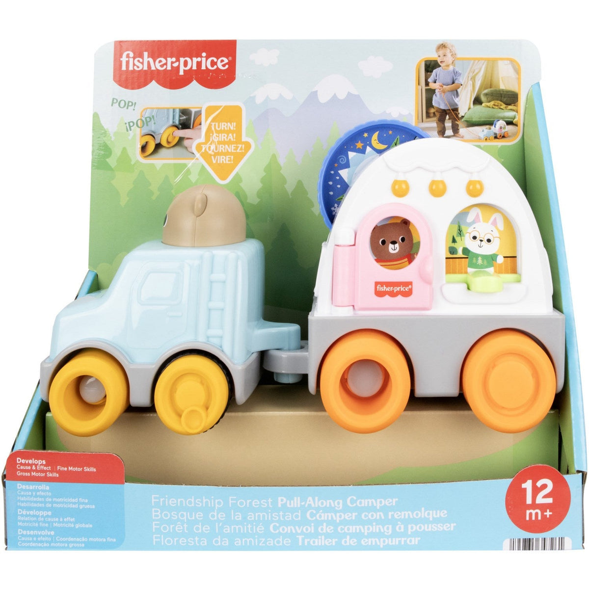 Fisher-Price® Opdager Træk-campingvogn