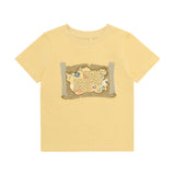 Minymo - Gul T-shirt "Skattekort" 134228 19
