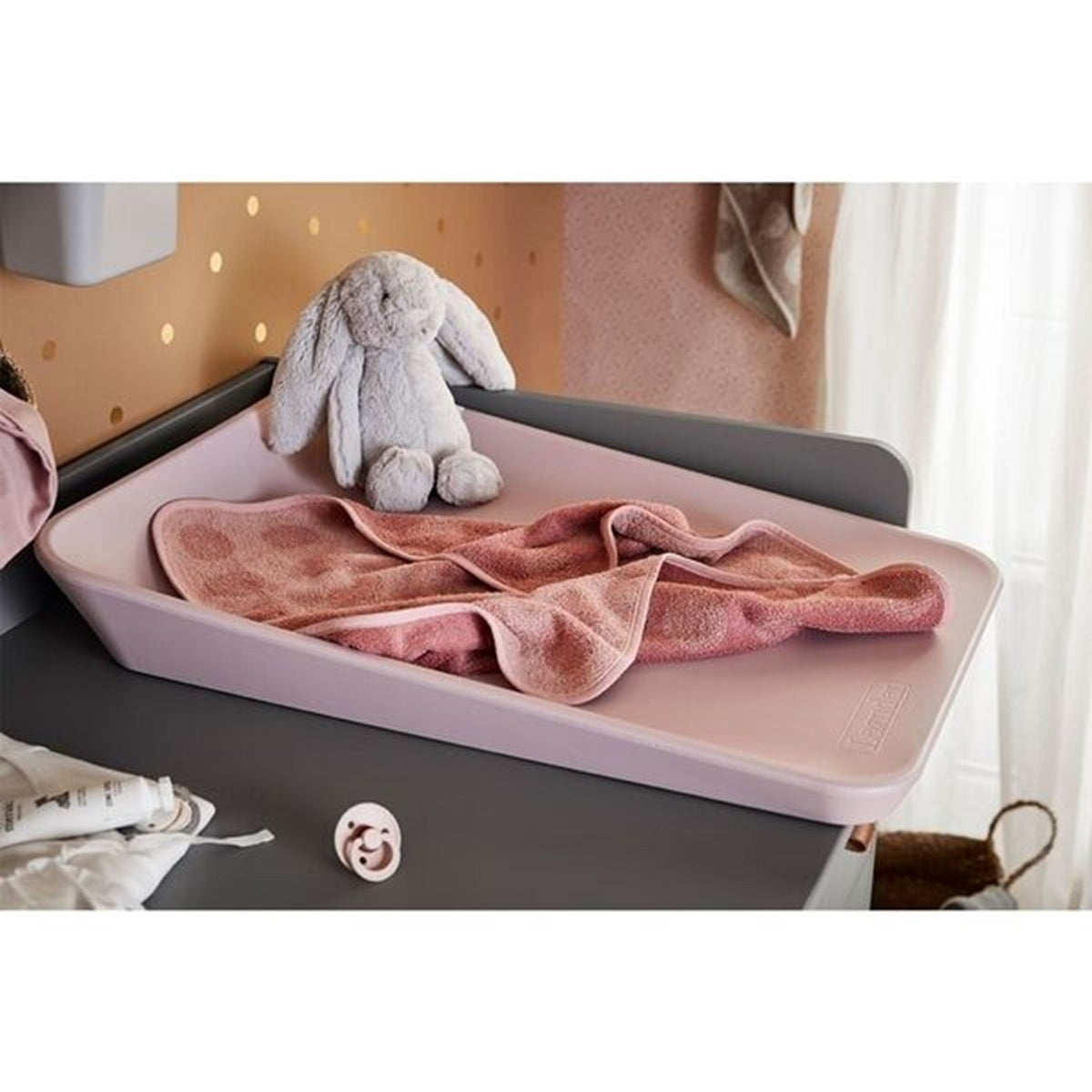 Leander Topper Til Puslepude Dusty Rose