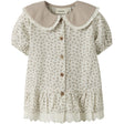 Lil'Atelier Coconut Milk Nmffjola Ss Loose Skjorte Lil