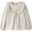 Lil'Atelier Coconut Milk Nmffoley Ls Loose Skjorte Lil