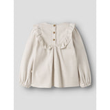Lil'Atelier Coconut Milk Nmffoley Ls Loose Skjorte Lil