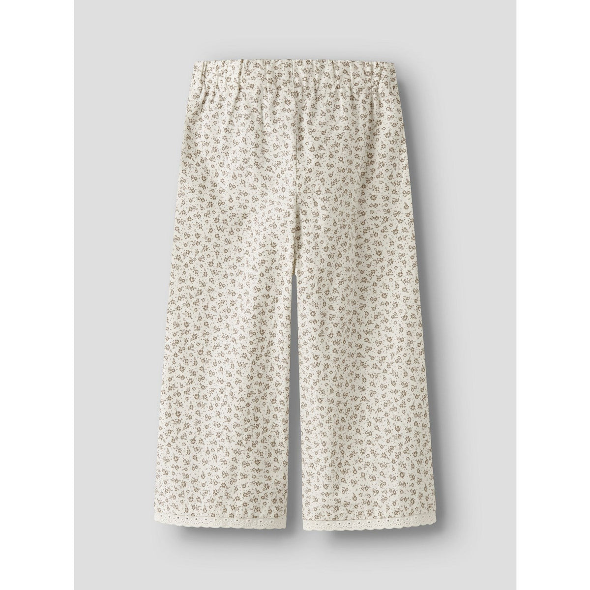 Lil'Atelier Coconut Milk Nmffjola Wide Ancle Bukser Lil
