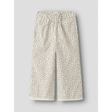 Lil'Atelier Coconut Milk Nmffjola Wide Ancle Bukser Lil