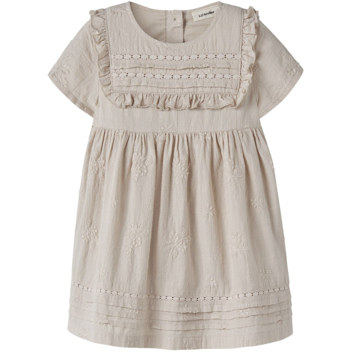 Lil'Atelier Pumice Stone Nmfferonia Ss Loose Kjole Lil