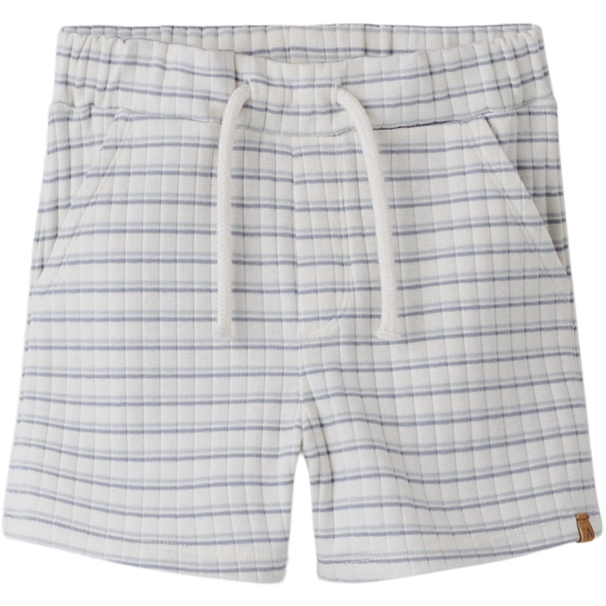 Lil'Atelier Coconut Milk Dusty Blue Nmmhaldur Loose Shorts Lil