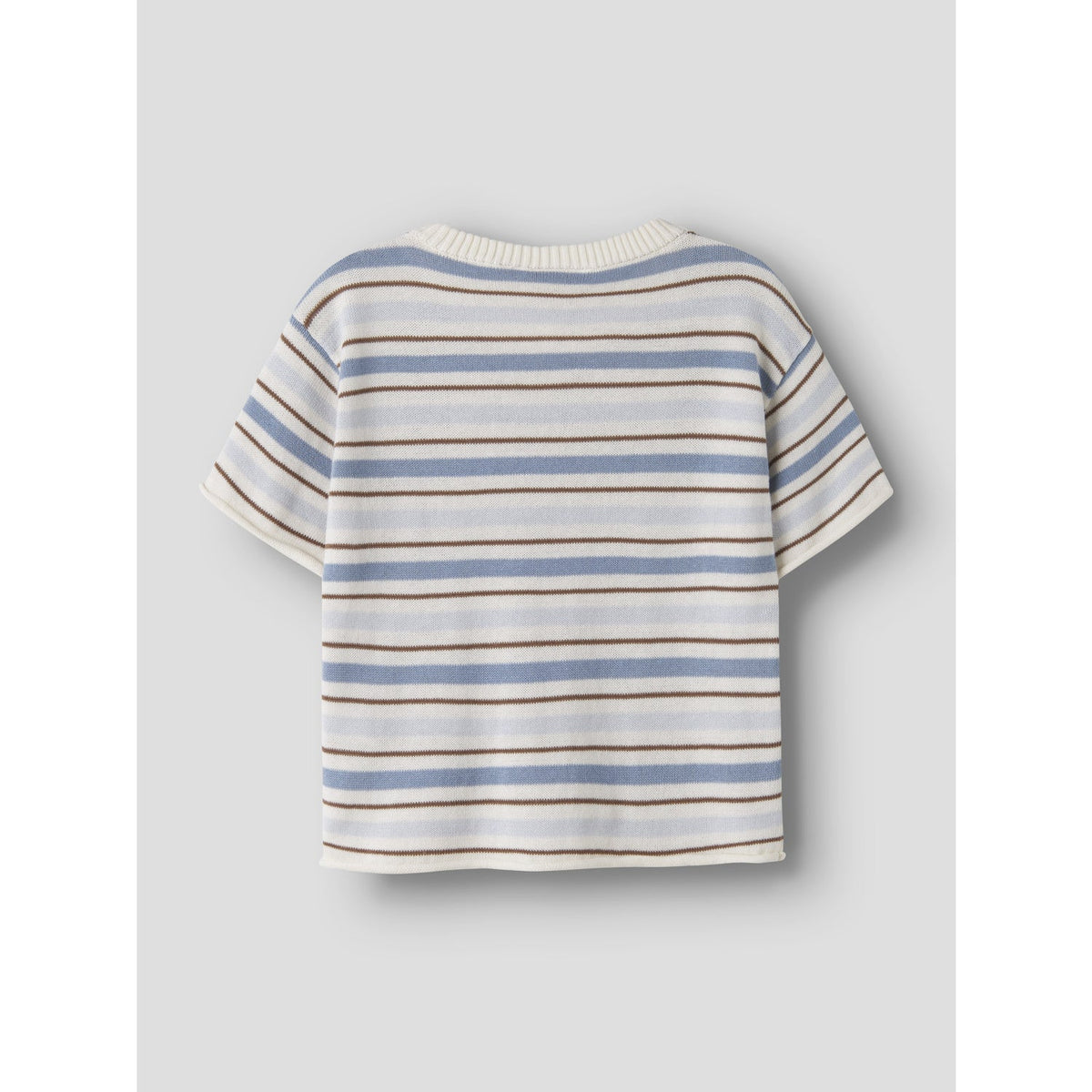 Lil'Atelier Coconut Milk Dusty Blue Nmmhito Ss Loose Strik Lil