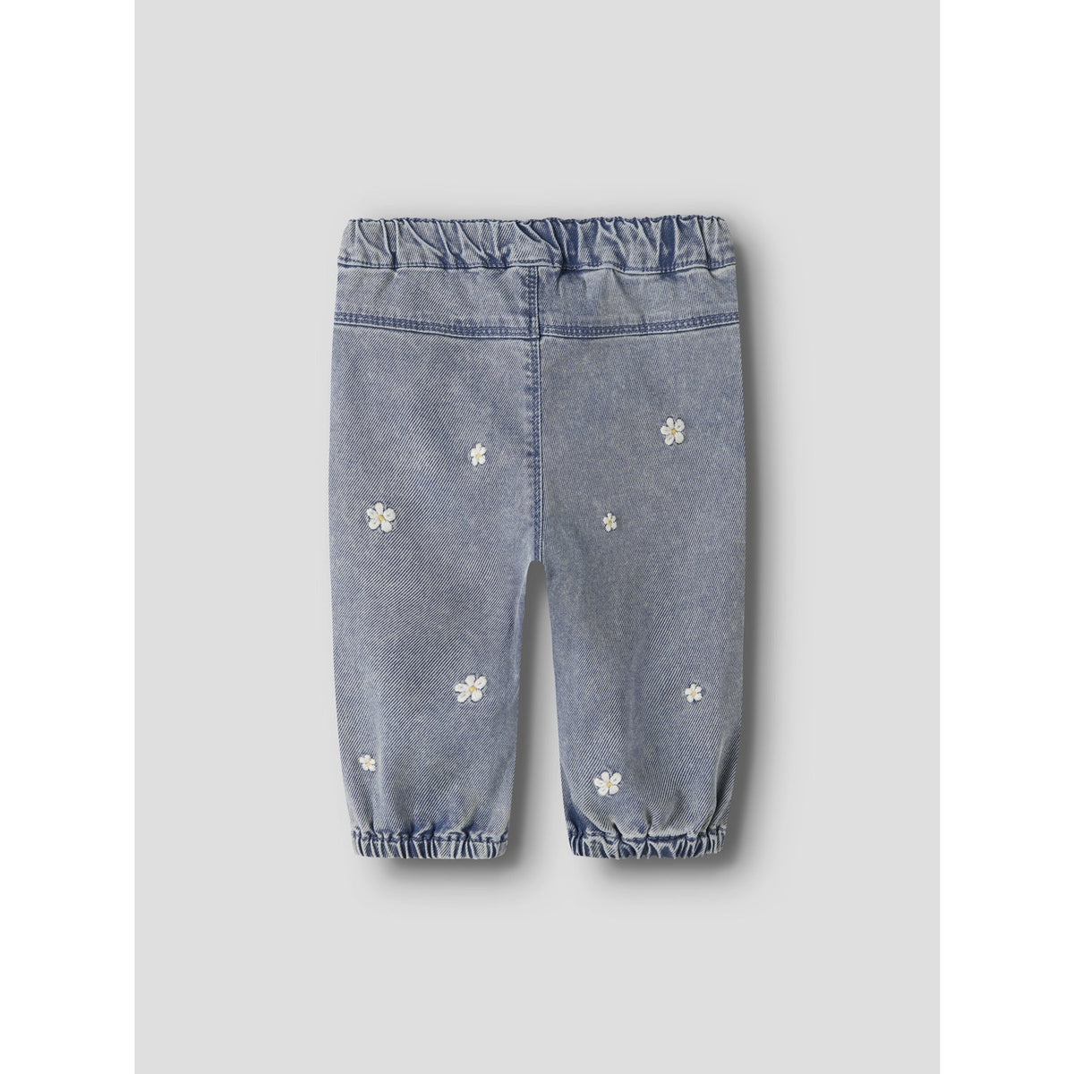 Name It Light Blue Denim Flowers Nbfrose Shaped R Emb Jeans 5321-Yb H